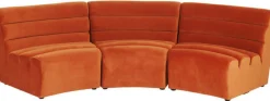 Sofa Element Wave 83x109 Cm Pomarańczowa