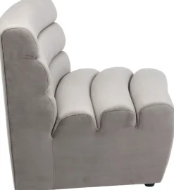 Sofa Element Wave 84x91 Cm Szara