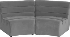 Sofa Element Wave 84x91 Cm Szara