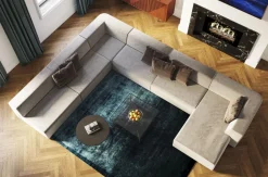 Sofa Infinity Elements 120x70 Cm Szara
