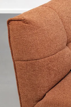 Sofa Modułowa 1 Element Pikowana Brązowa 89 Cm
