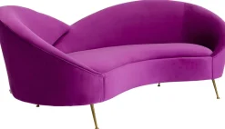 Sofa Night Fever 232 Cm Fioletowa