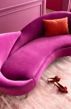Sofa Night Fever 232 Cm Fioletowa