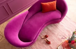 Sofa Night Fever 232 Cm Fioletowa