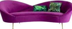Sofa Night Fever 232 Cm Fioletowa