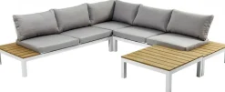 Sofa Ogrodowa Ze Stolikiem Holiday White 242x242 Cm