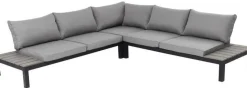 Sofa Ogrodowa Ze Stolikiem Holiday Black 242x242 Cm