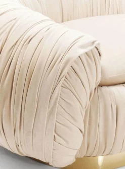 Sofa Perugia 195x119 Cm Beżowa