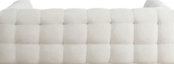 Sofa Pikowana 3-osobowa Kremowa 240 Cm