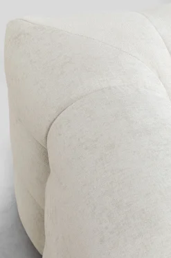Sofa Pikowana 3-osobowa Kremowa 240 Cm