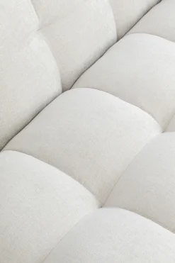 Sofa Pikowana 3-osobowa Kremowa 240 Cm