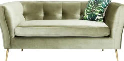 Sofa Rimini 160x76 Cm Oliwkowa 2-osobowa