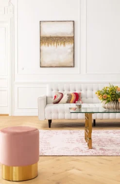 Sofa Rozkładana Milchbar 219 Cm Beżowa