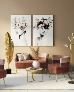 Sofa Sandwich 125 Cm Jasnoróżowa