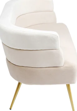 Sofa Sandwich 2 Os. 125 Cm Kremowo-beżowa