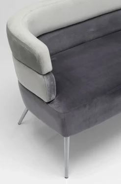 Sofa Sandwich 2 Os. 125 Cm Szara