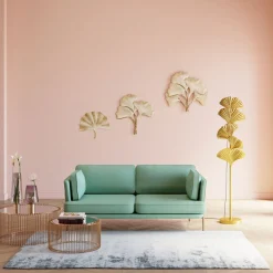 Sofa Shirly 3 Os. 221 Cm Miętowa