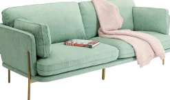 Sofa Shirly 3 Os. 221 Cm Miętowa