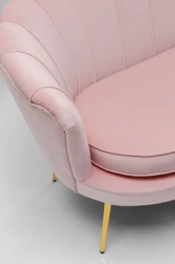 Sofa Water Lily 2-os. 132 Cm Jasnoróżowa
