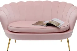 Sofa Water Lily 2-os. 132 Cm Jasnoróżowa