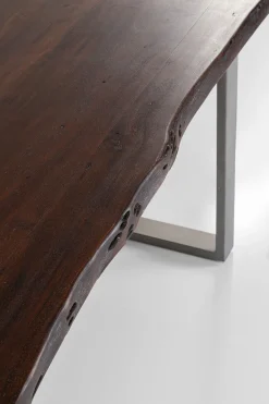 Stół Harmony Walnut 160x80 Cm Akacja Nogi Stalowe
