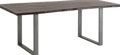 Stół Harmony Walnut 160x80 Cm Akacja Nogi Stalowe