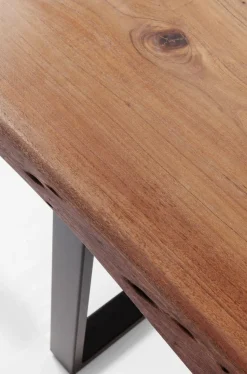 Stół Harmony Walnut 180x90 Cm Akacja Nogi Stalowe