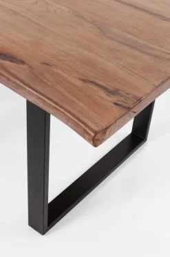 Stół Harmony Walnut 180x90 Cm Akacja Nogi Stalowe