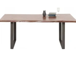 Stół Harmony Walnut 180x90 Cm Akacja Nogi Stalowe