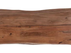 Stół Harmony Walnut 200x100 Cm Akacja Nogi Chromowe Matowe