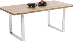 Stół Jackie 160x80 Cm Dąb - Nogi Chromowe