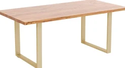 Stół Jackie 160x80 Cm Dąb - Nogi Złote