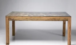 Stół Memory 160x80 Cm Drewniano-szklany