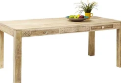 Stół Puro Plain Z Szufladami 200x100 Cm Naturalny