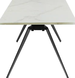 Stół Rozkładany Amsterdam 160-240x90 Cm Blat Szklany
