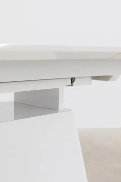 Stół Rozkładany Skandynawski Biały 200-250x110 Cm