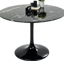 Stół Solo Marble ∅110x76 Cm Czarny