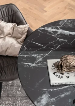 Stół Solo Marble ∅110x76 Cm Czarny