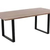 Stół Symphony Walnut 160x80 Cm Akacja Nogi Czarne