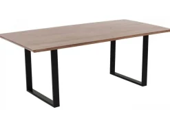 Stół Symphony Walnut 180x90 Cm Akacja Nogi Czarne