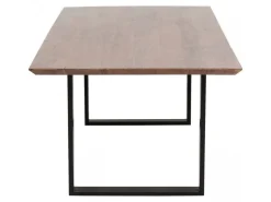 Stół Symphony Walnut 180x90 Cm Akacja Nogi Czarne
