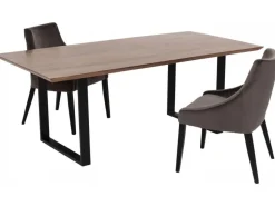 Stół Symphony Walnut 180x90 Cm Akacja Nogi Czarne