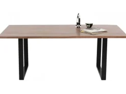 Stół Symphony Walnut 200x100 Cm Akacja Nogi Czarne