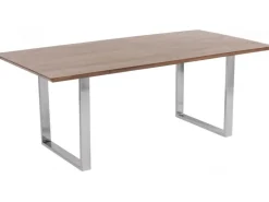 Stół Symphony Walnut 200x100 Cm Akacja Nogi Chromowe