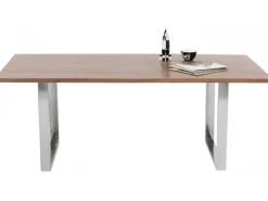 Stół Symphony Walnut 200x100 Cm Akacja Nogi Chromowe