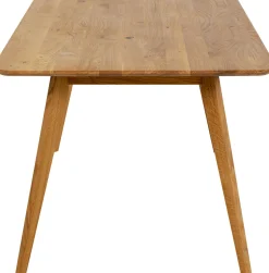 Stół Z Drewna Dębowego Blat Prostokątny 140x90 Cm