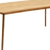 Stół Z Drewna Dębowego Blat Prostokątny 200x90 Cm