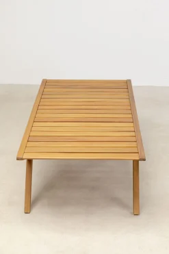 Stolik Do Ogrodu Z Drewna Akacjowego Olejowany 120x60 Cm