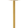 Stolik Domero Cirque Ø25xH50 Cm Biało-złoty