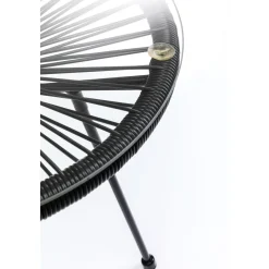 Stolik Kawowy Acapulco ∅50 Cm Czarny